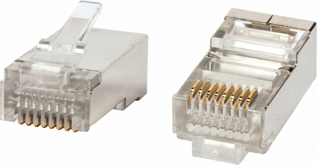 Conectores para cables de red RJ45 y RJ49 - Emelec Viascom
