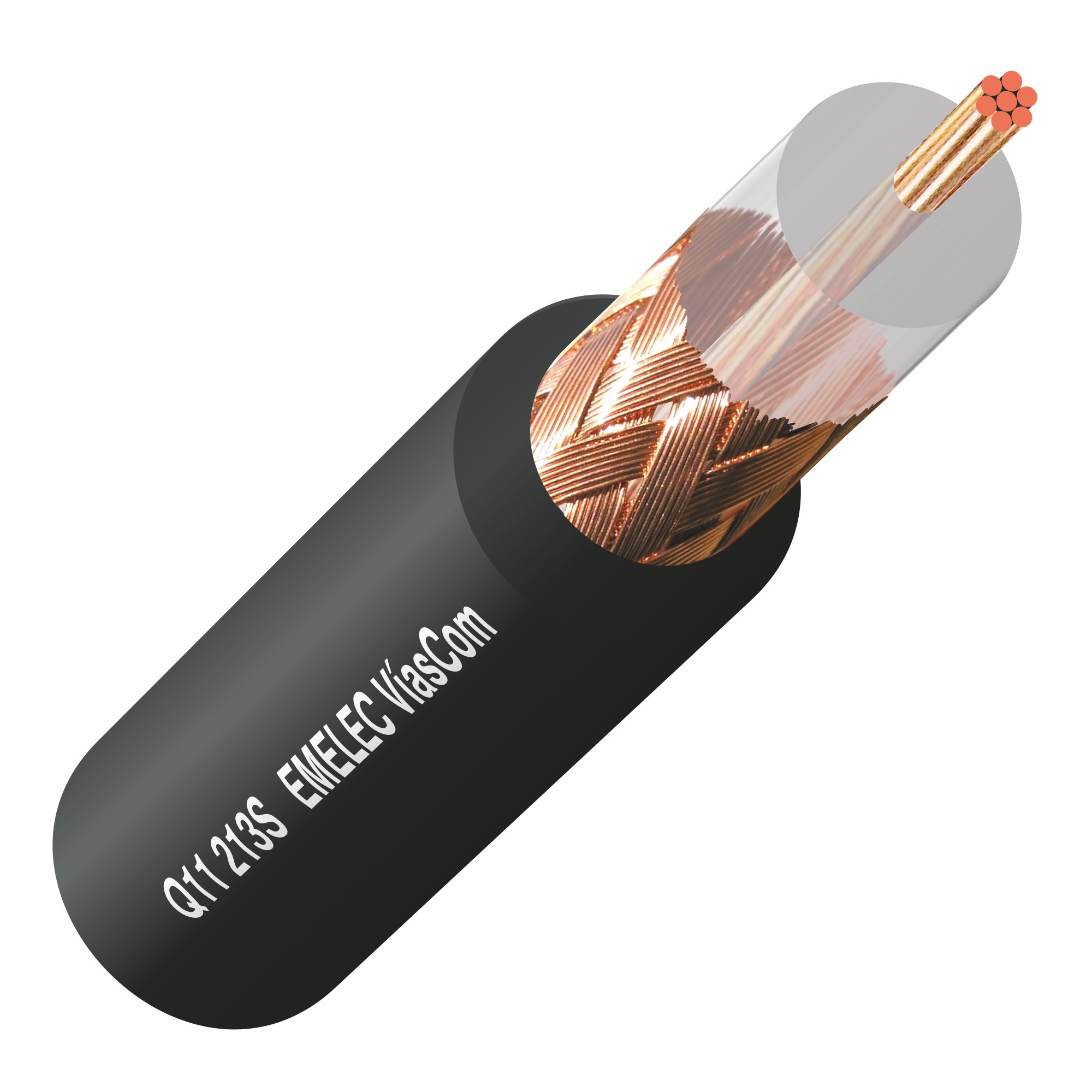 Cable Coaxial de Electrónica y Comunicación de trenza de cobre estañado